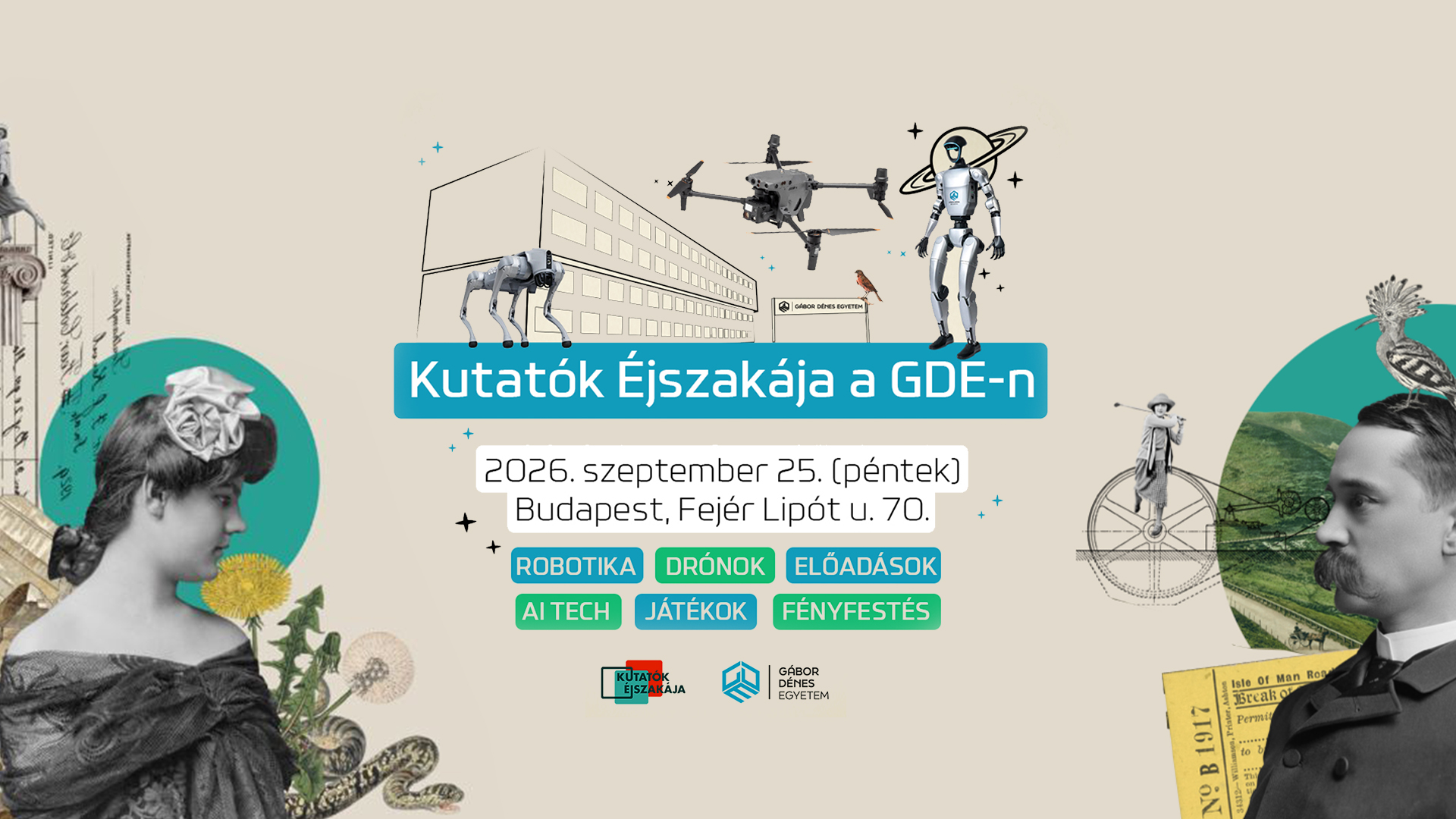 Hír bélyegképe: Kutatók Éjszakája 2026: próbáld ki a jövő technológiáit a GDE-n!