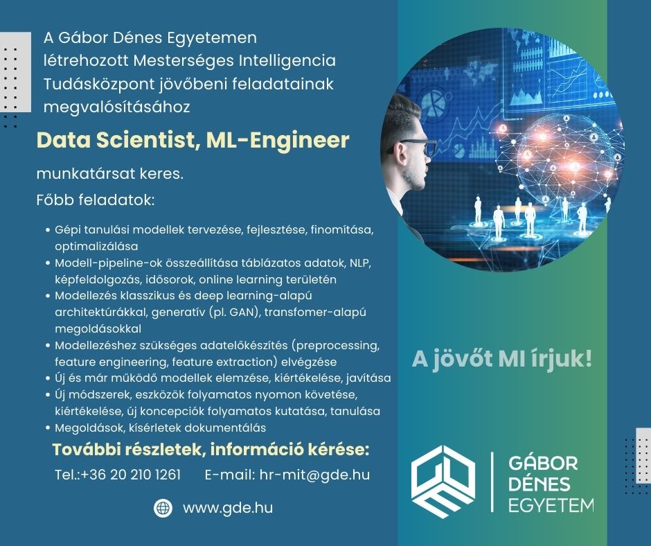 Karrier bélyegképe: Data Scientist, ML-Engineer