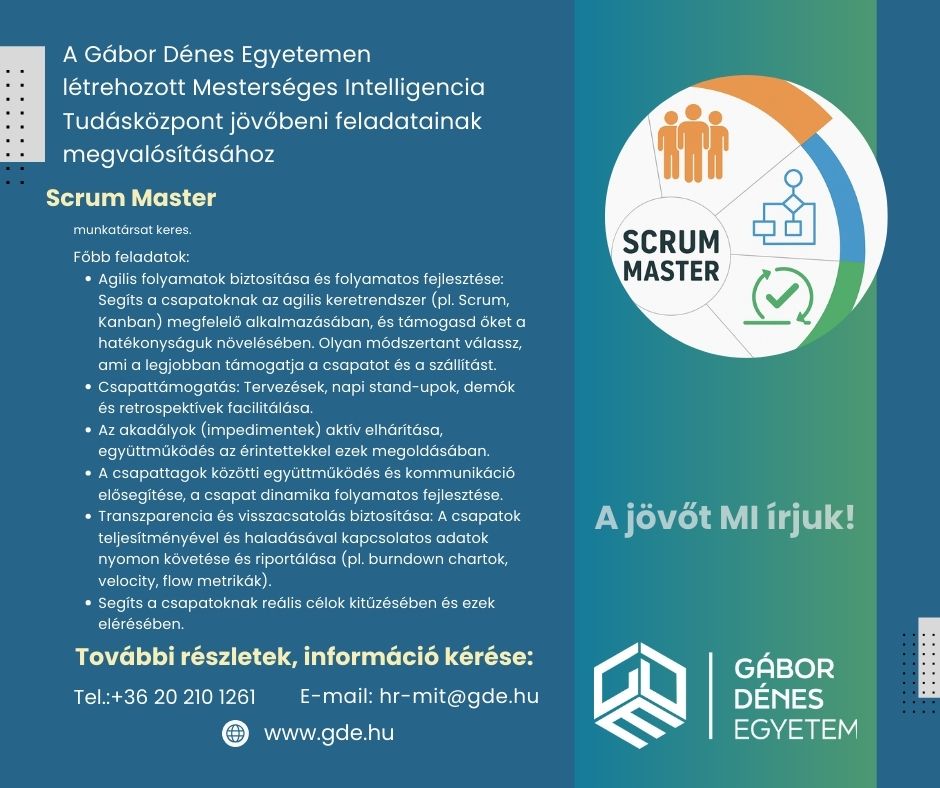 Karrier bélyegképe: Scrum Master