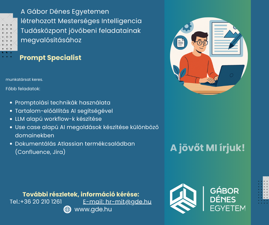 Karrier bélyegképe: Prompt Specialist